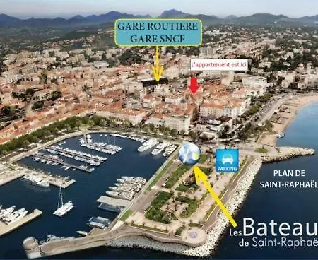 Apartmán F2 Tres Cosy Saint-Raphaël